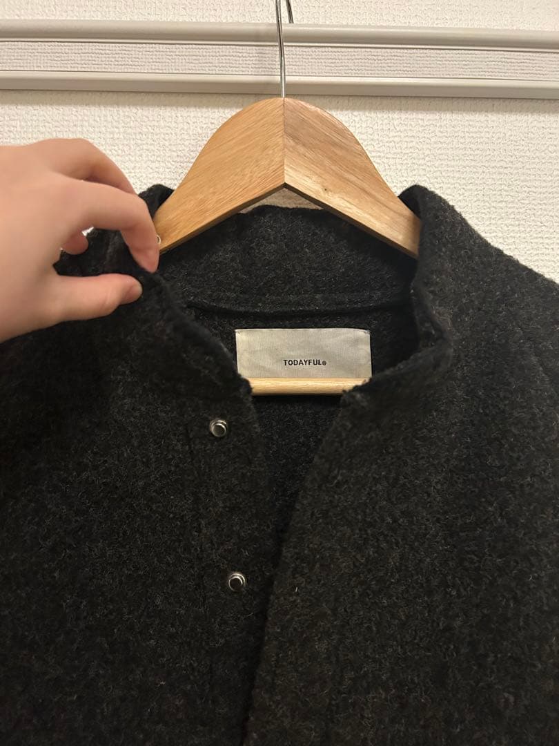 TODAYFUL/トゥデイフルハーフボタンウールプルオーバー TODAYFUL/トゥデイフルハーフボタンウールプルオーバー