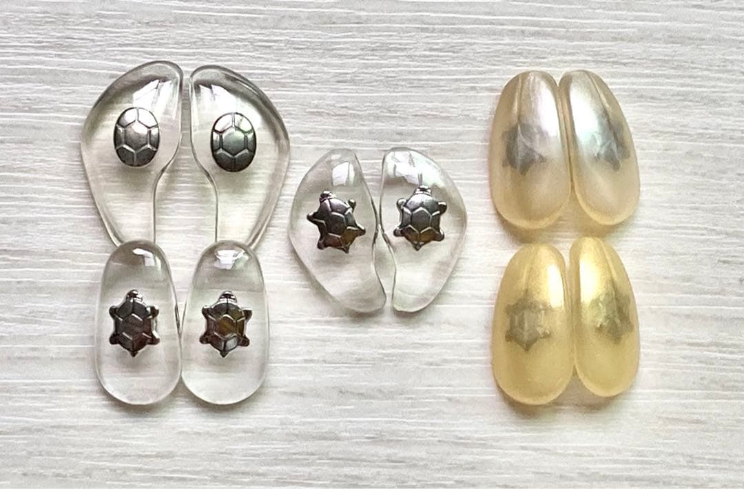 フォーナインズ 純正 亀チタン芯 鼻パッド999.9