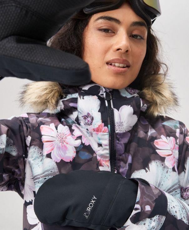 ROXY ゴアテックス スノーグローブ スノーボード ミトン スキー手袋 黒
