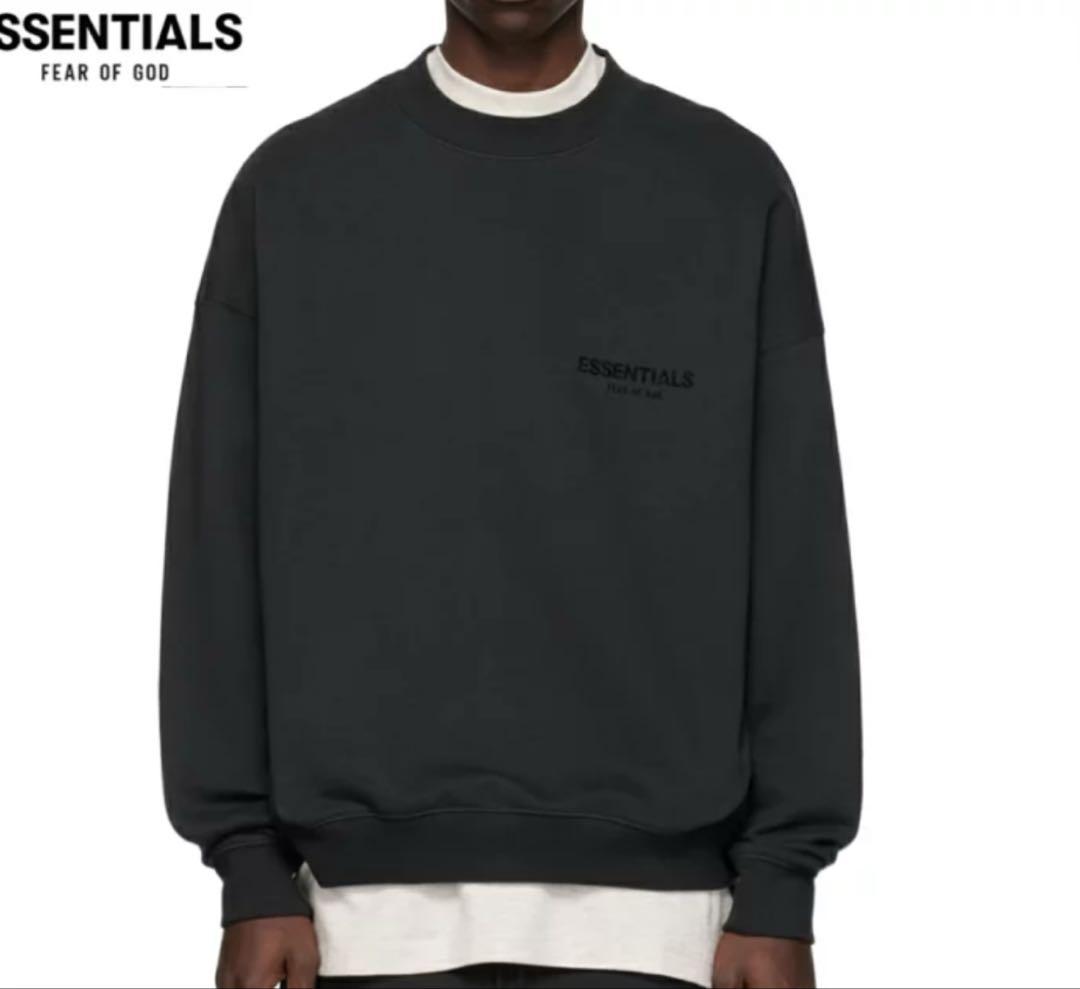 トップス ESSENTIALS Crewneck Sweatshirt Black