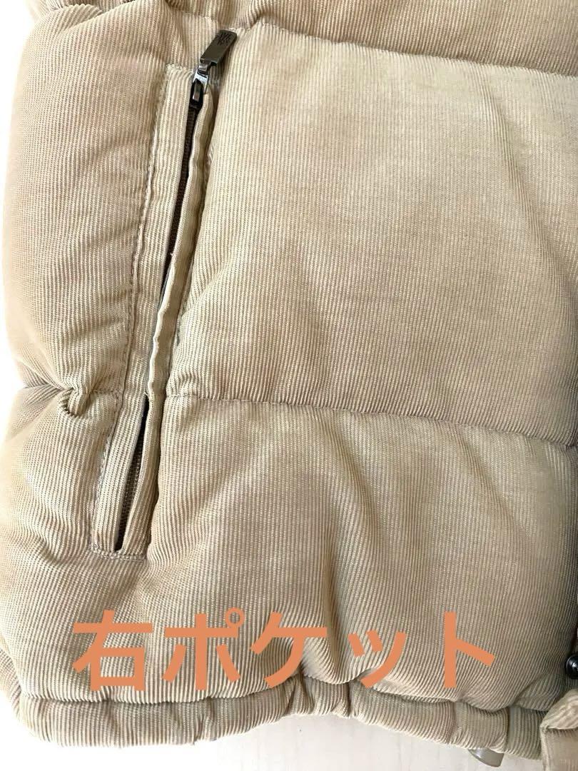 【Moncler モンクレール】ダウンベスト　コーデュロイ生地