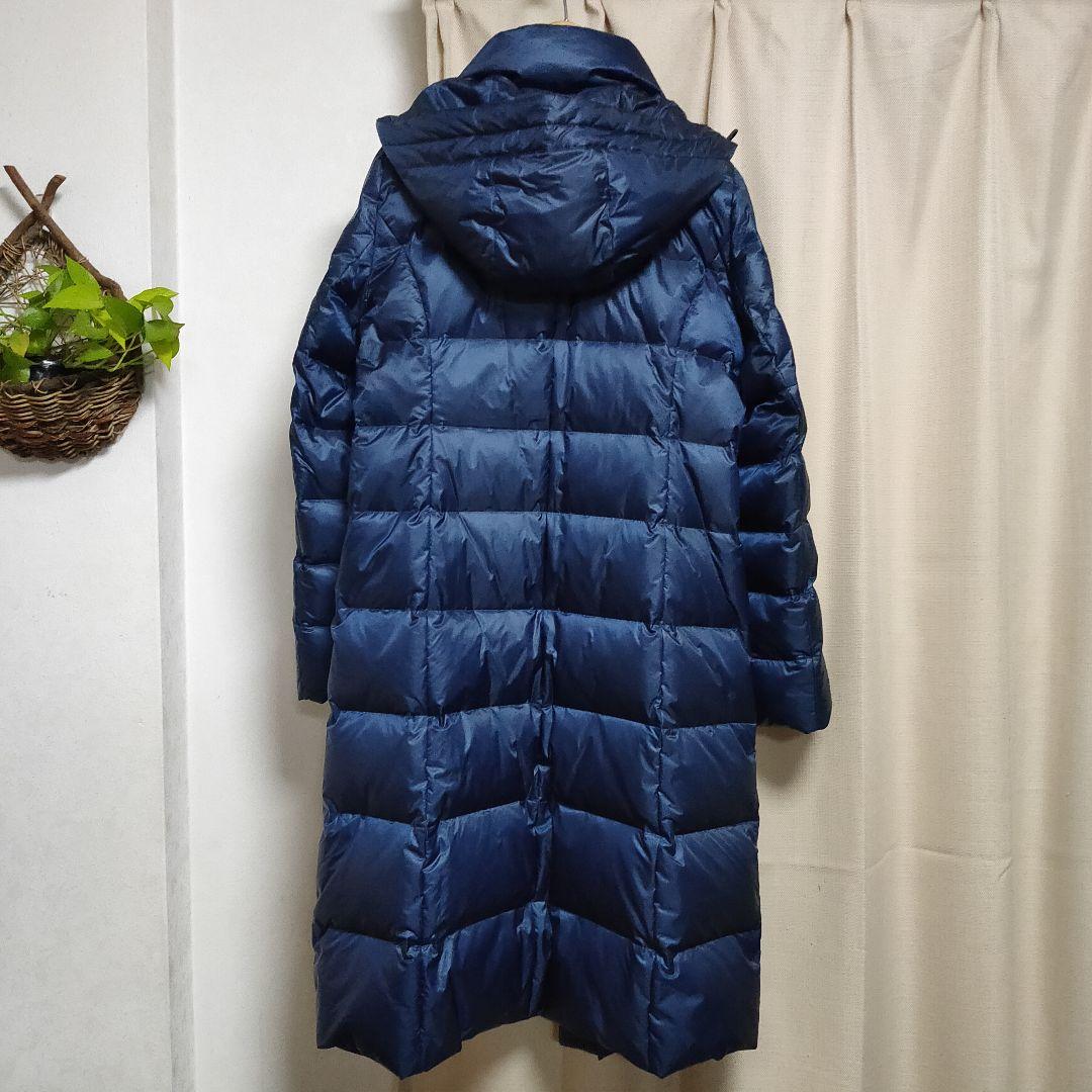 のあるレリ 美品 ロング ダウンコート 11号 A53d1-m90650098305 高級 Leilian レリアン ♦ンコートで