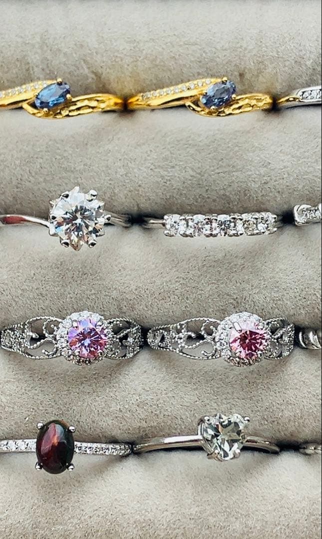 天然石 リング 指輪 まとめ売り 16本 silver925 フリーサイズ 天然石 リング 指輪 まとめ売り 16本 silver925 フリーサイズ