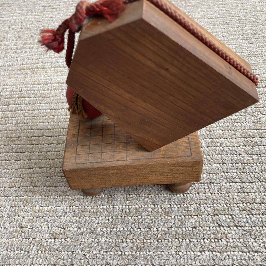 匿名配送　将棋　工芸品　オブジェ　置物　レトロ　当時物