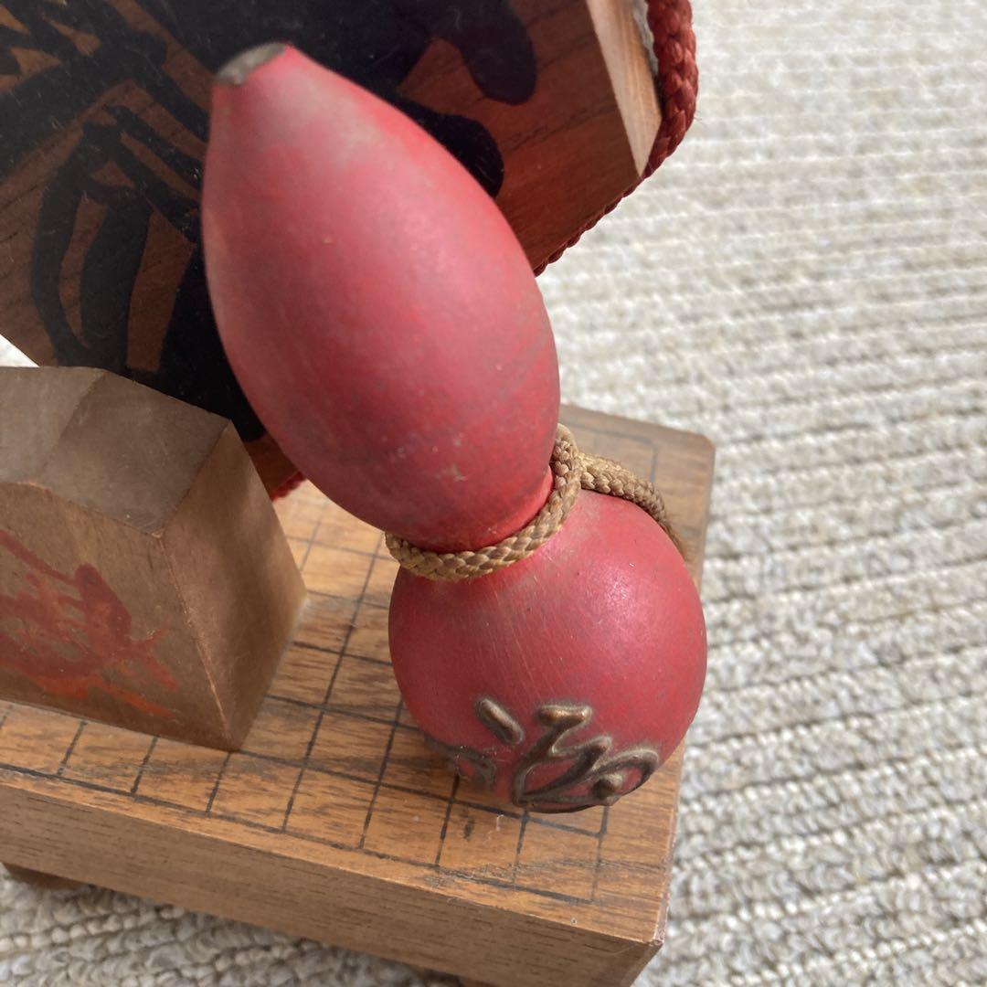 匿名配送　将棋　工芸品　オブジェ　置物　レトロ　当時物