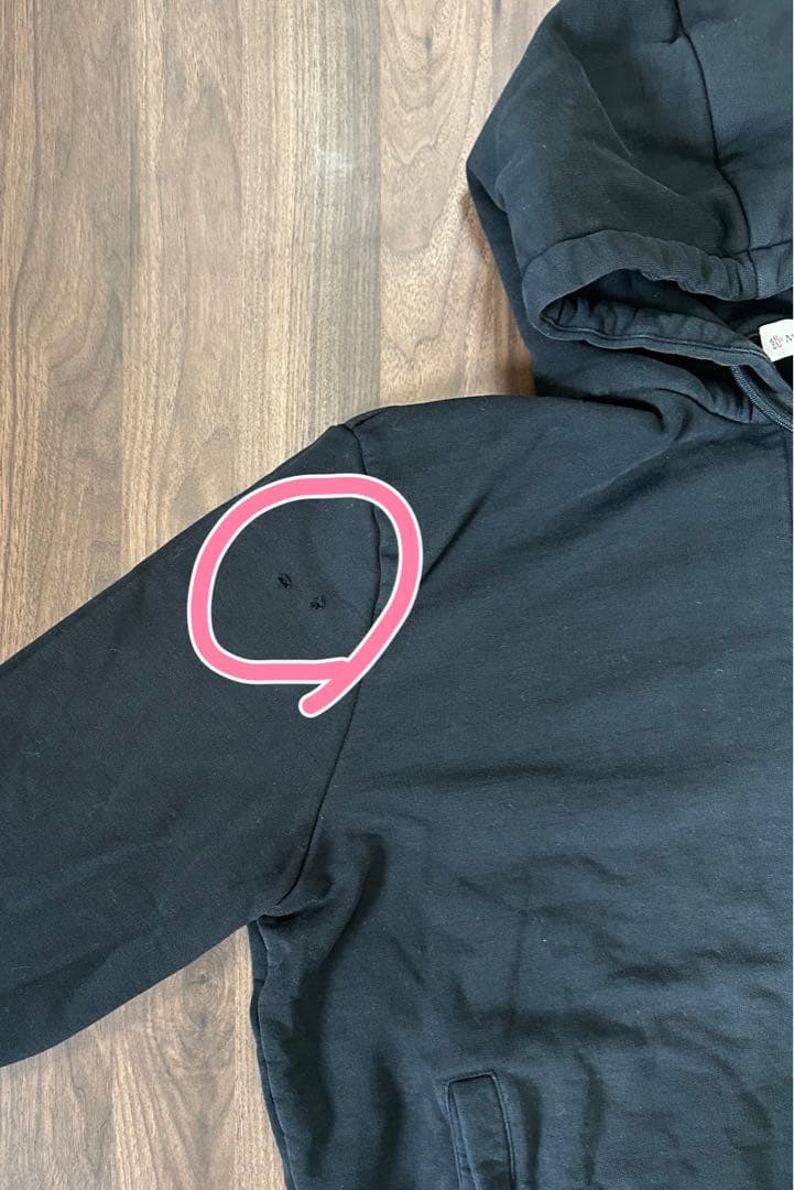 モンクレール MAGLIA CARDIGAN C/CAPPUCCIO 3XL 黒 モンクレール MAGLIA CARDIGAN C/CAPPUCCIO 3XL 黒