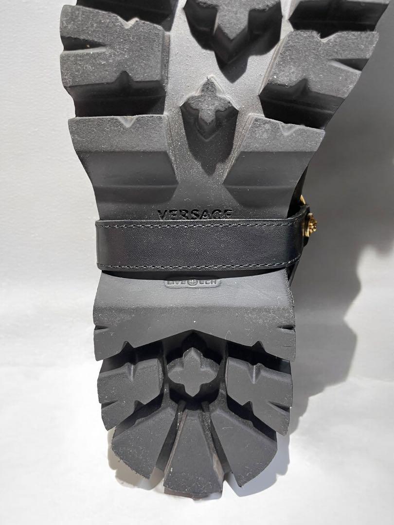 靴 VERSACE Harness design Side-gore Boots