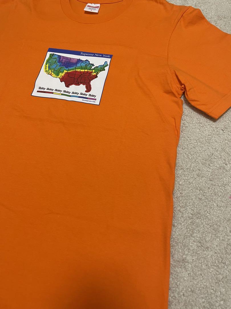 Supreme Weather Tee 美品 Sサイズ オレンジ Tシャツ Supreme Weather Tee 美品 Sサイズ オレンジ Tシャツ