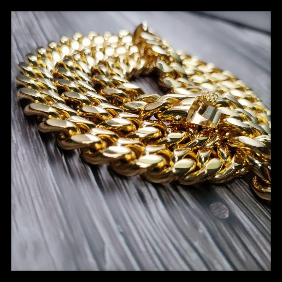 Miami Cuban Curb Link】【18K刻印あり】【喜平】匿名配送