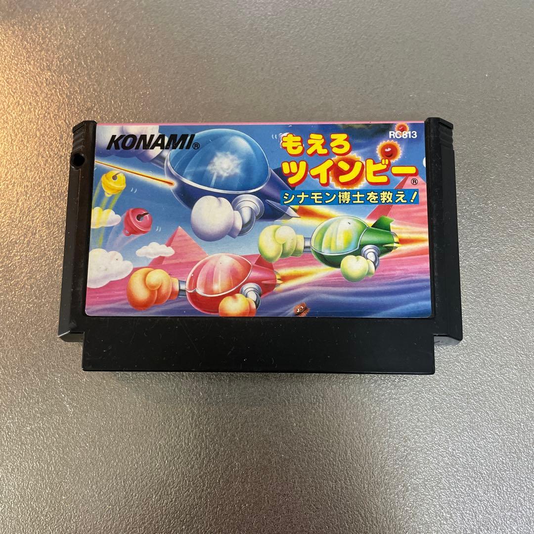 ファミコンソフト もえろツインビーシナモン博士を救え目立った傷や汚れなし