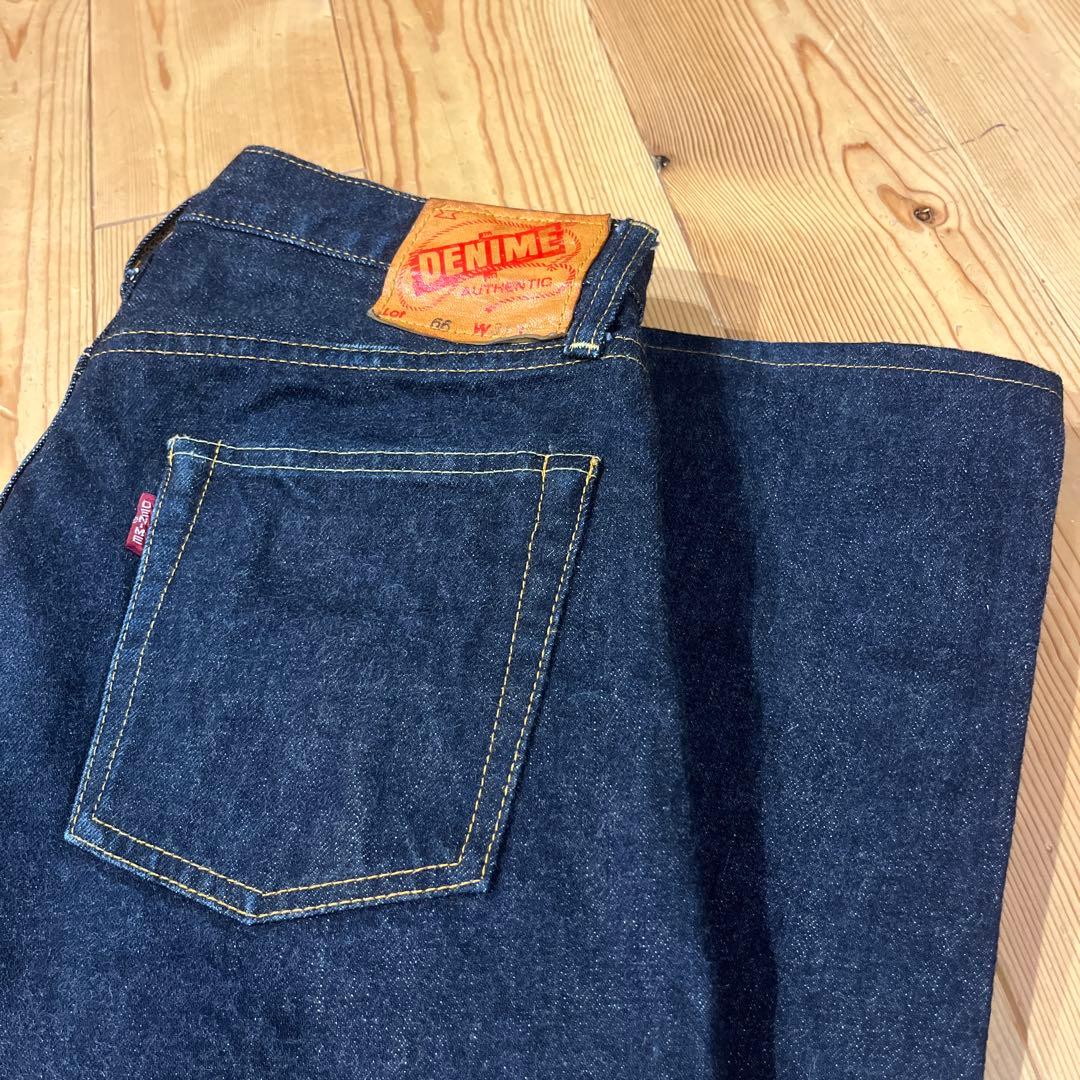 ドゥニーム Lot 66モデル 濃紺 W31 ワンウォッシュ 赤耳 DENIME