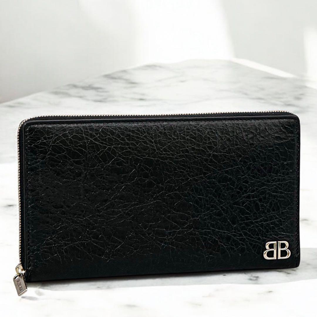 現行 新品 未使用 バレンシアガ モナコ コンチネンタル 長財布 小銭 コイン