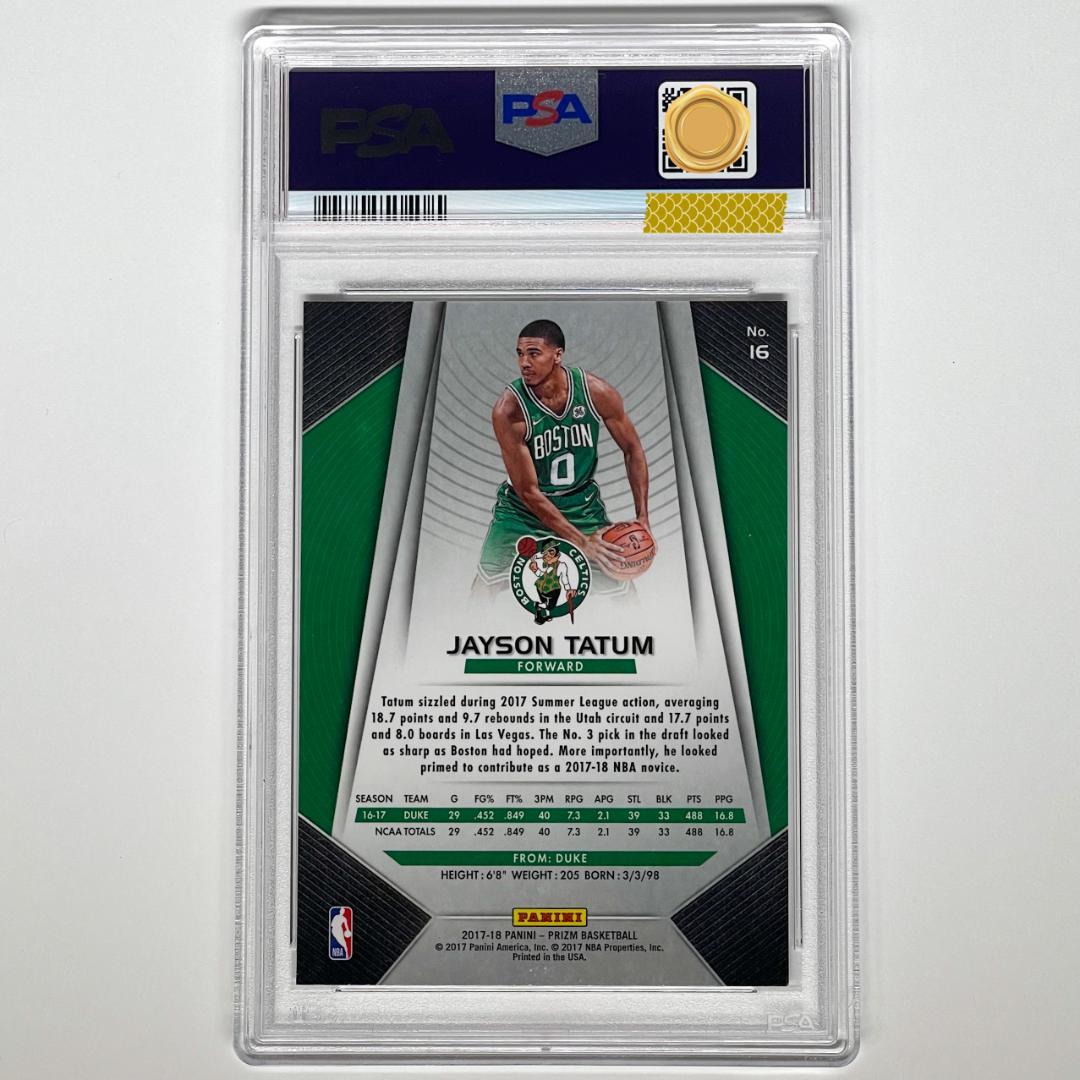 PSA鑑定済ルーキーカード JAYSON TATUM RC PRIZM テイタム PSA鑑定済ルーキーカード JAYSON TATUM RC PRIZM テイタム