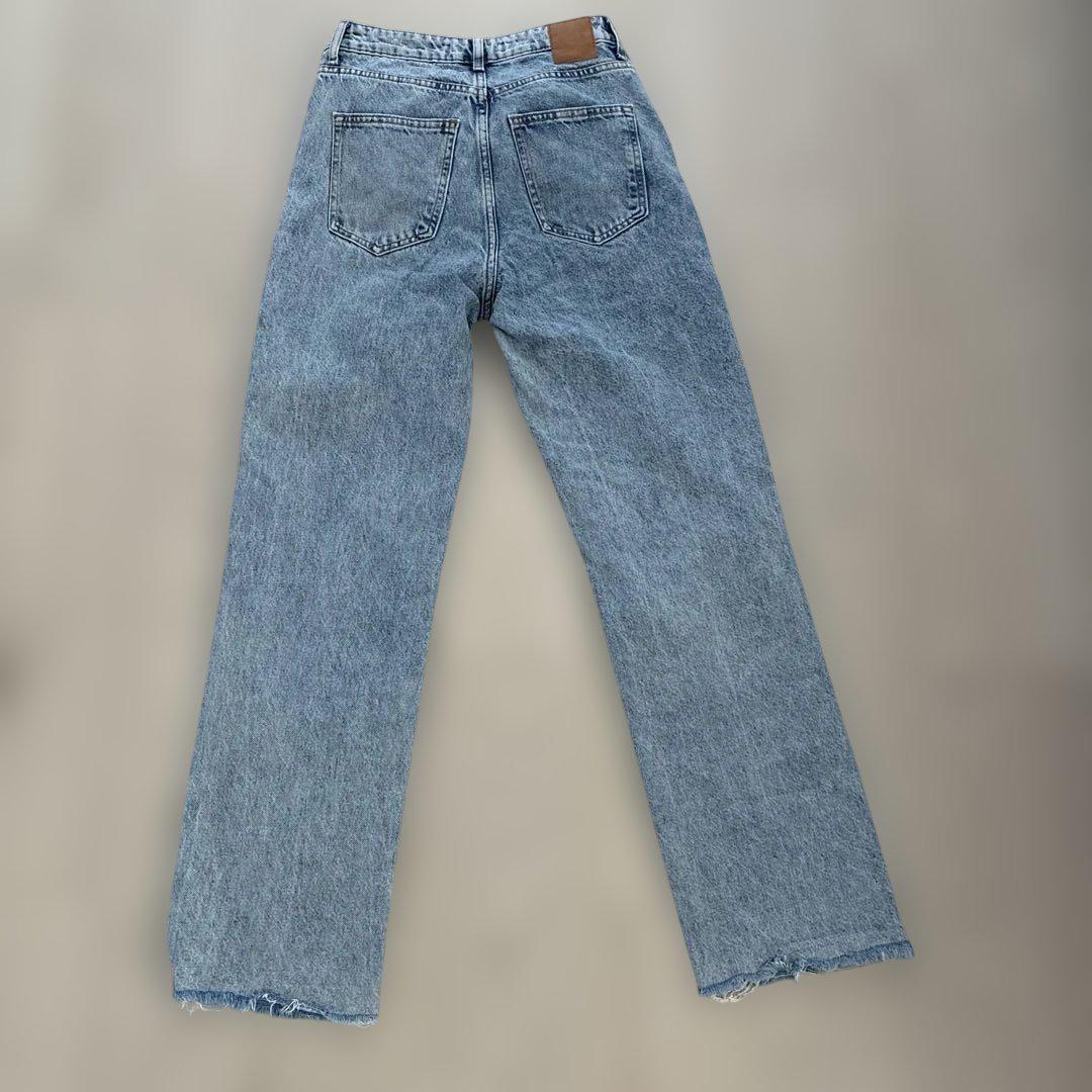 【ZARA】Z1975 STRAIGHT ハイウエストフルレングスジーンズ JEANS Z1975 STRAIGHT ハイウエスト FULL LENGTH - ミディアム