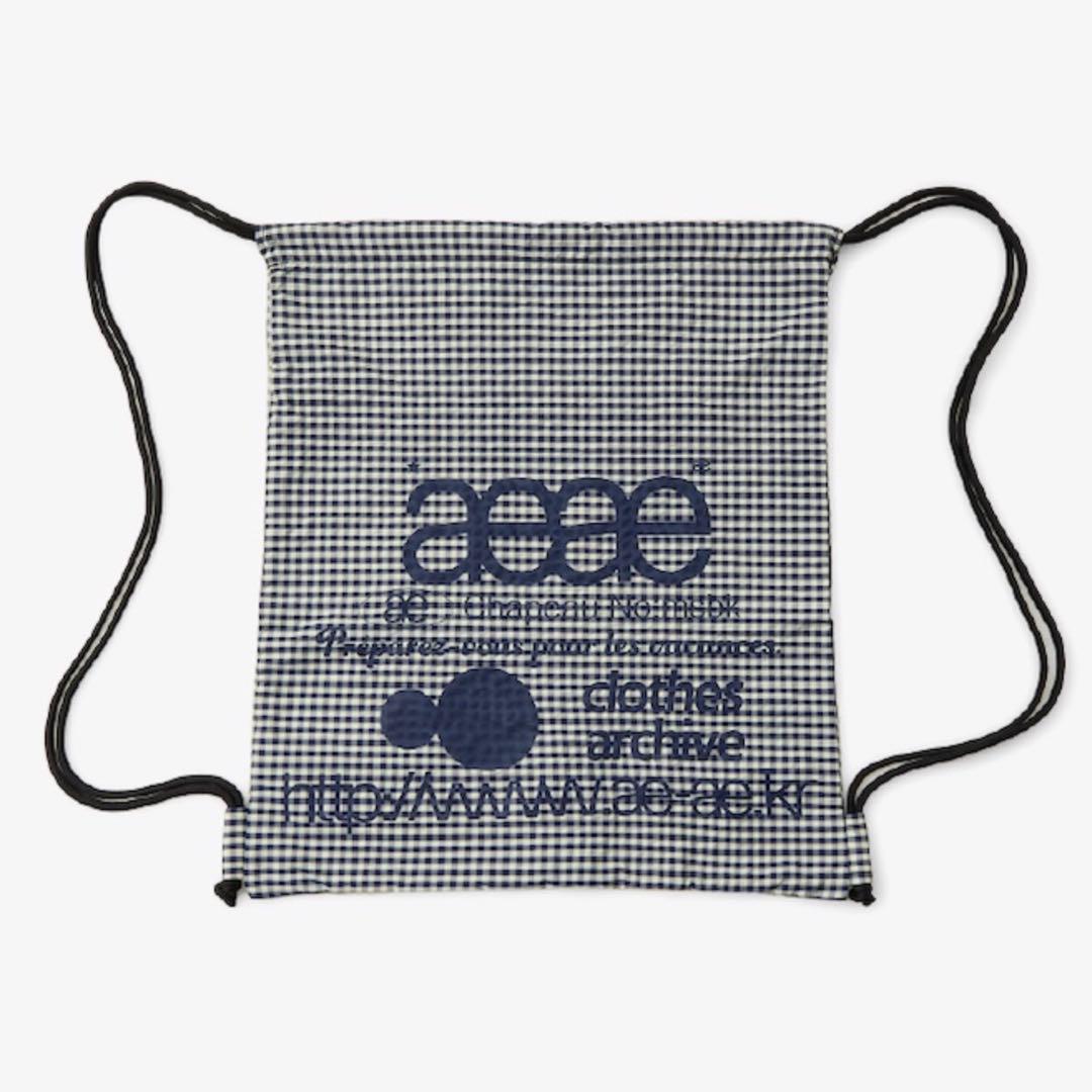 完売品新品未使用】 aeae ナップサック 新作 春夏 25SS ブルー