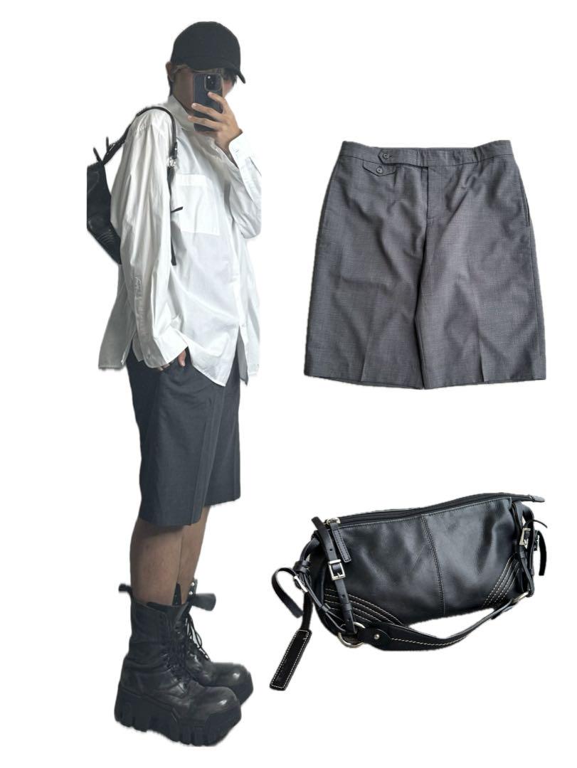 パンツ \"ralph lauren\"baggy slacks shorts