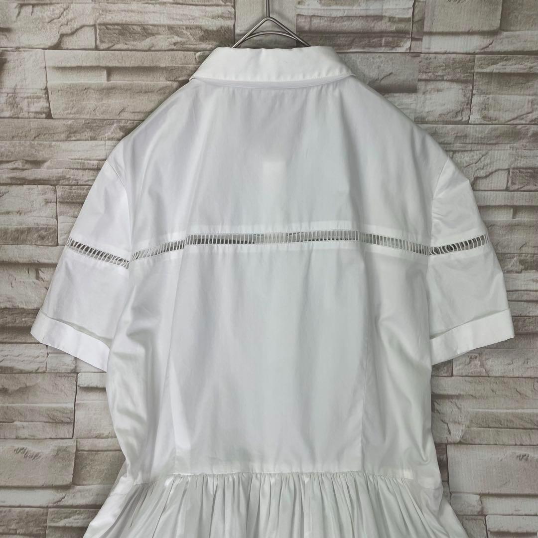 極美品】バーバリー☆コットンワンピース 白 タグ付き 替え