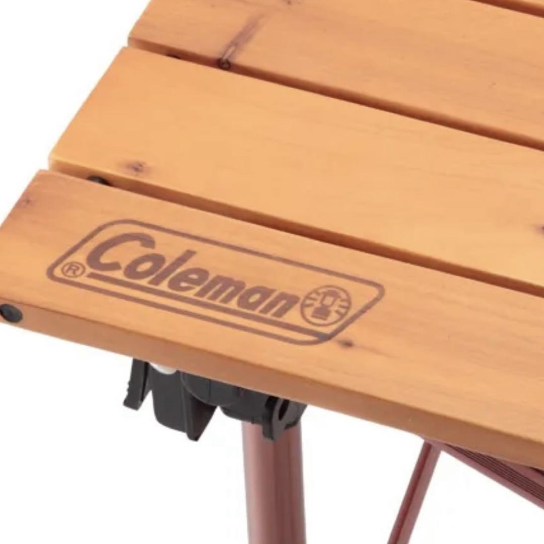 【美品・おまけ付】コールマン ナチュラルウッドロールテーブル クラシック110 Coleman コールマン ナチュラルウッドロールテーブル クラシック