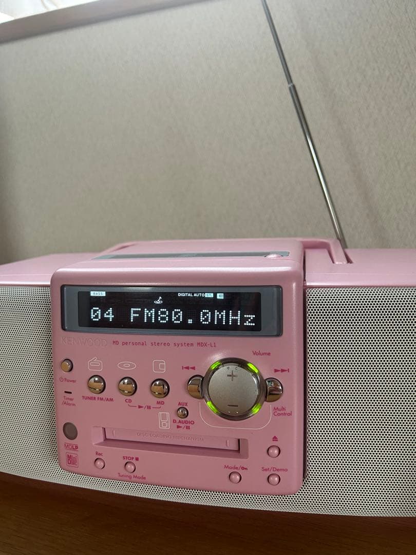 KENWOOD MDX-L1 CD/MDパーソナルステレオピンク//ケンウッド KENWOOD MDX-L1 CD/MDパーソナルステレオピンク//ケンウッド