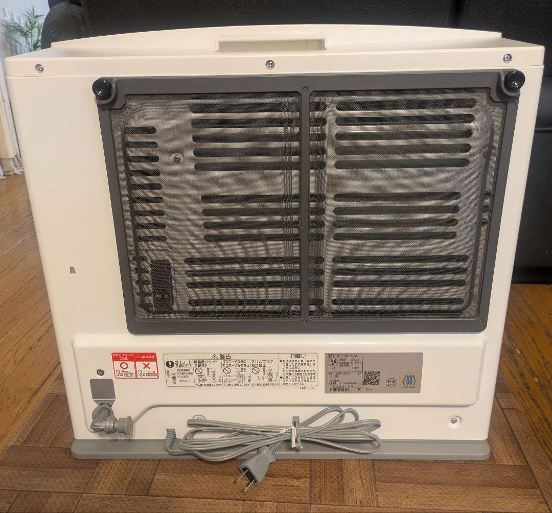 NORITZ ガスファンヒーター GFH-400SS-W5 スノーホワイト