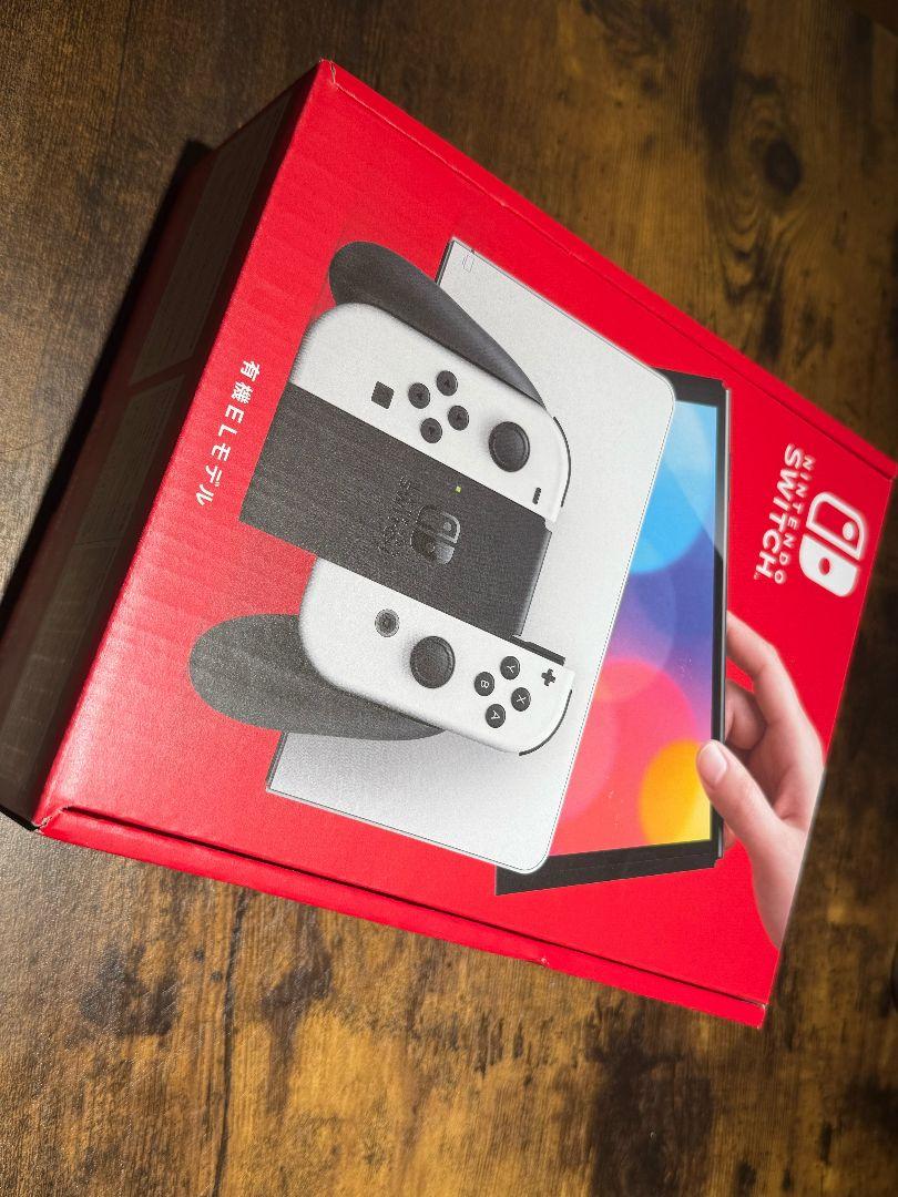 【新品未使用】Nintendo Switch 有機ELモデル ホワイト　保証あり