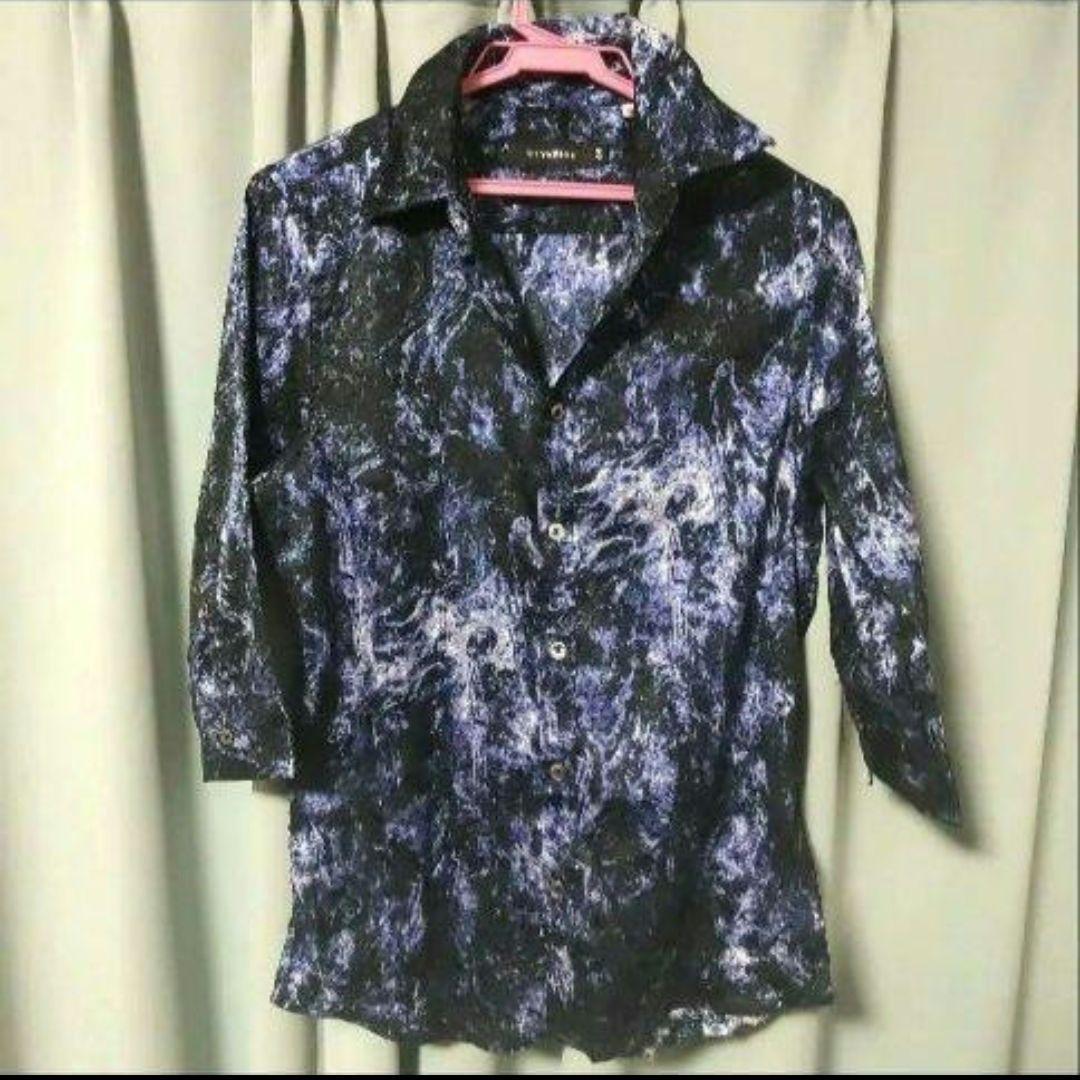 civarize V系 ロック ドレープ シャツ 花柄2 - メルカリ