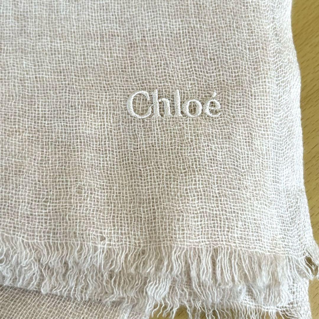 【新品未使用】Chloe クロエ　カシミア大判ストール Chloe クロエ 洗える カシミヤ100% ストール 新品 - メルカリ