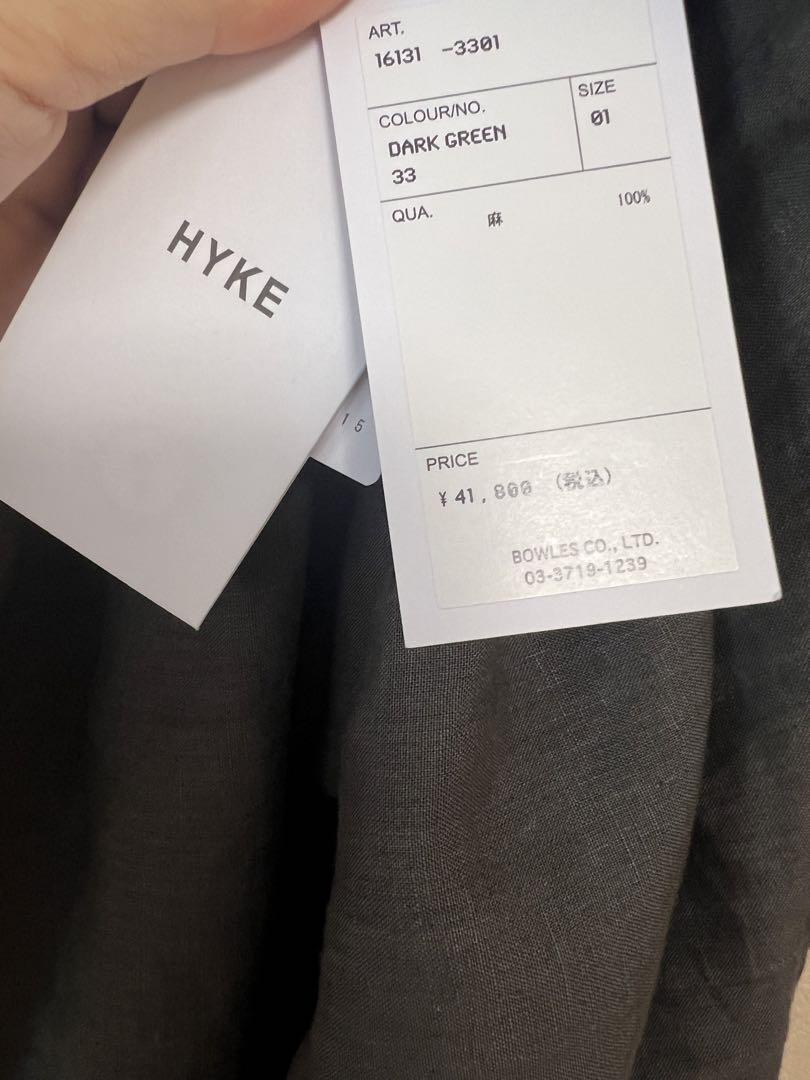 HYKE 完売　LINEN MAXI DRESS　リネンマキシドレス