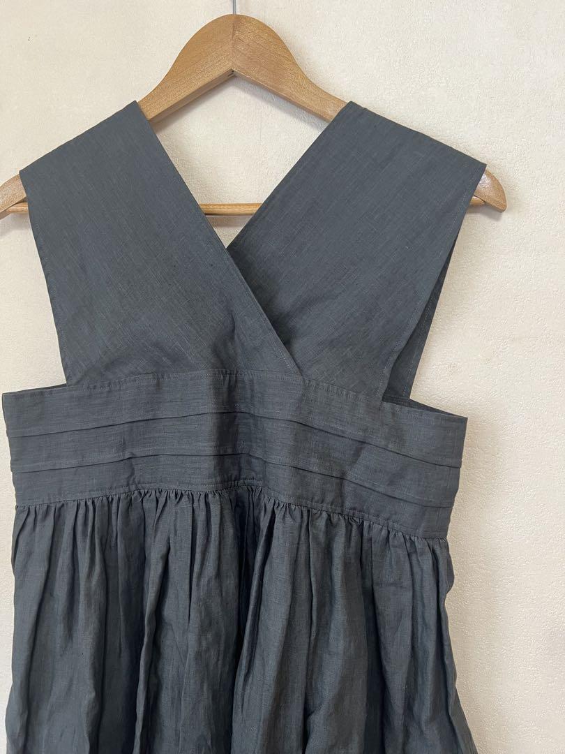 HYKE 完売　LINEN MAXI DRESS　リネンマキシドレス