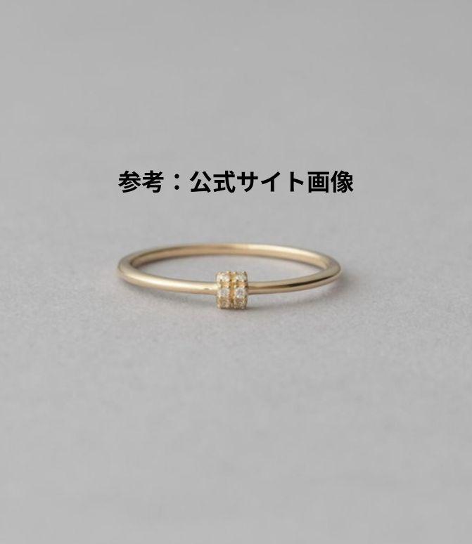 【ゆめ】ete　レイヤード　K10YG ダイヤモンド リング