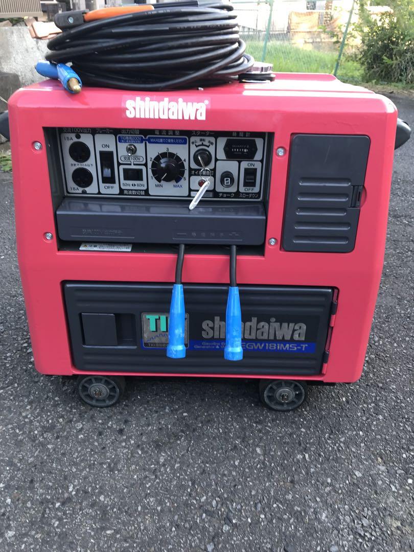 新ダイワ(やまびこ) エンジン溶接機 EGW181MS-T 動作確認済みです 画像1