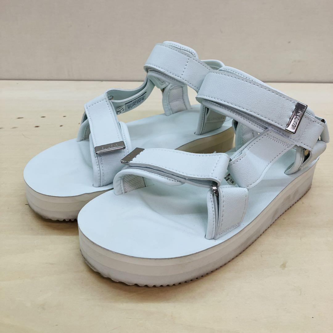 SUICOKE スイコック CEL-PO 厚底 サンダル ホワイト 24cm