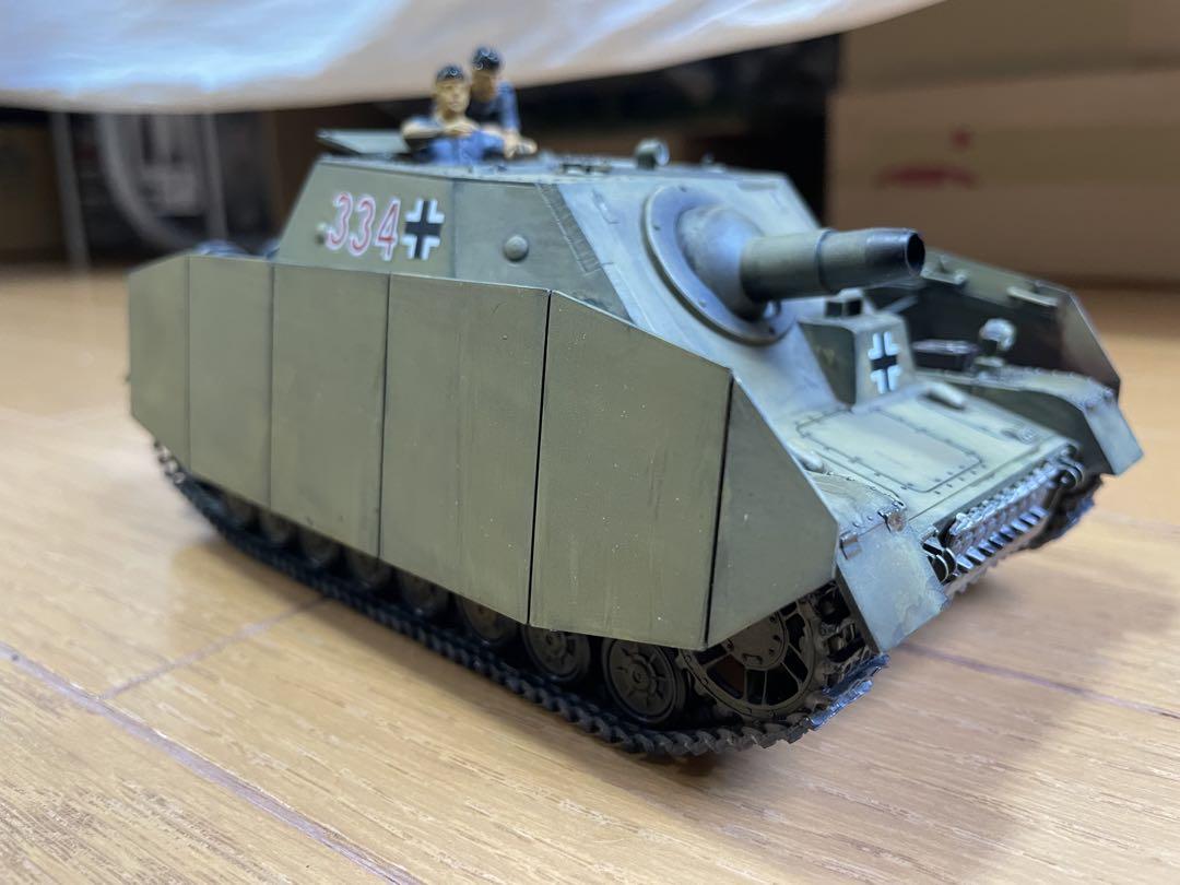 専用 タミヤ1/35 ブルムベア ドイツ軍重突撃砲 戦車プラモデル完成品