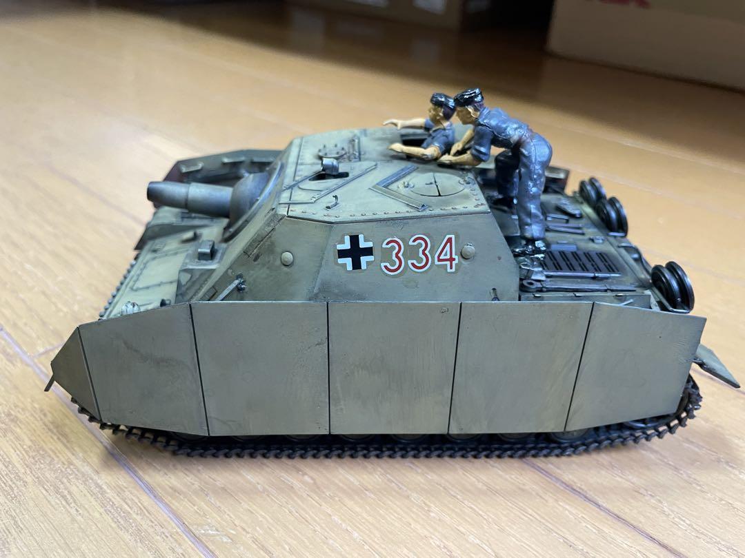 専用 タミヤ1/35 ブルムベア ドイツ軍重突撃砲 戦車プラモデル完成品