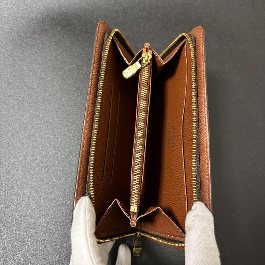 h49 ポルトモネジップ　ルイヴィトン　長財布　モノグラム　ラウンドファスナー