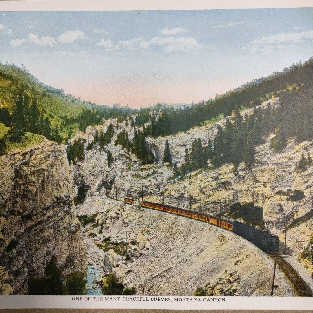 アメリカ鉄道古書『ミシガン湖からピュージェット湾へ』1914年発行、全26頁