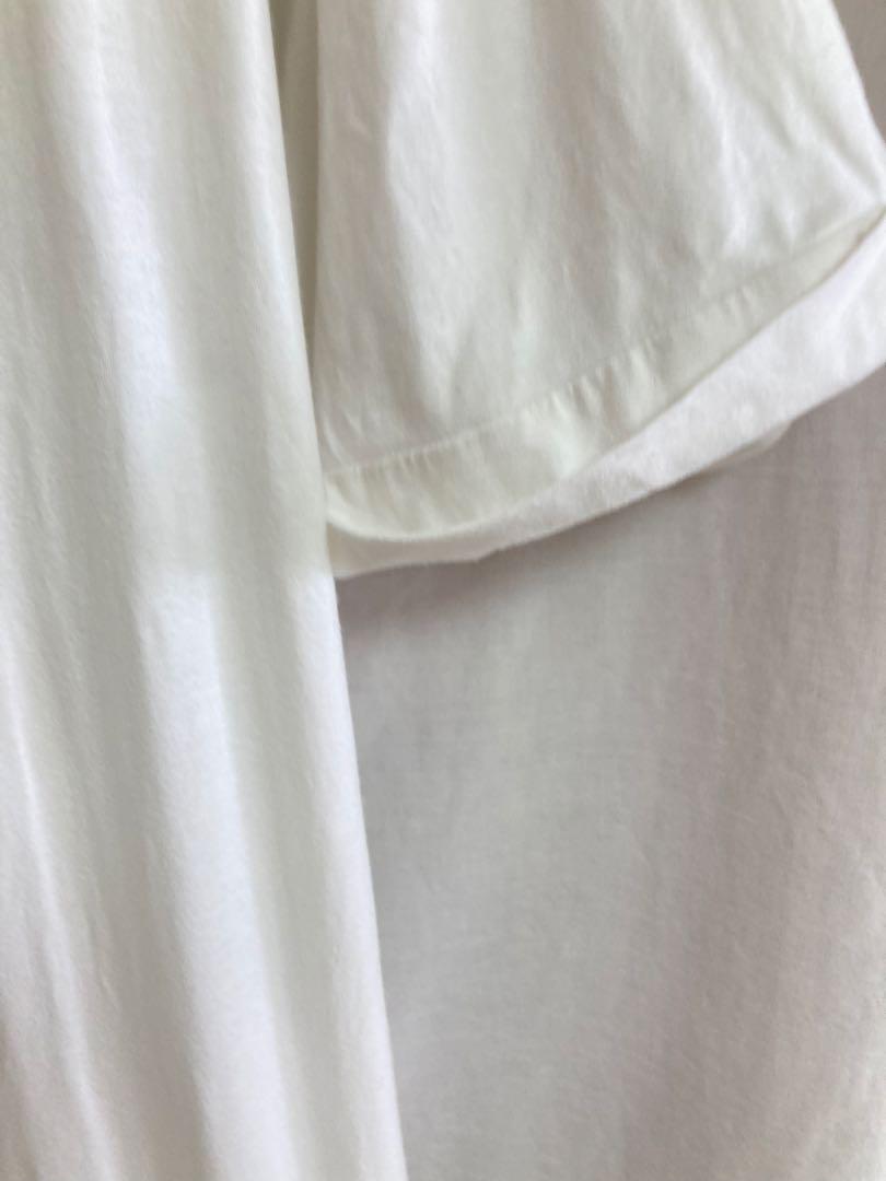 ENFOLD カットソーロングワンピース 半袖 tシャツ 38 L 白