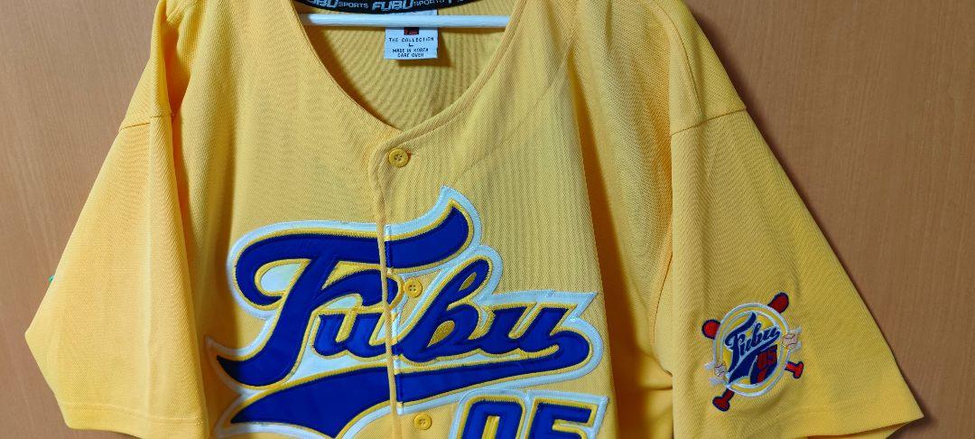 FUBU 05 イエロー ユニフォーム(練習着) サイズ L