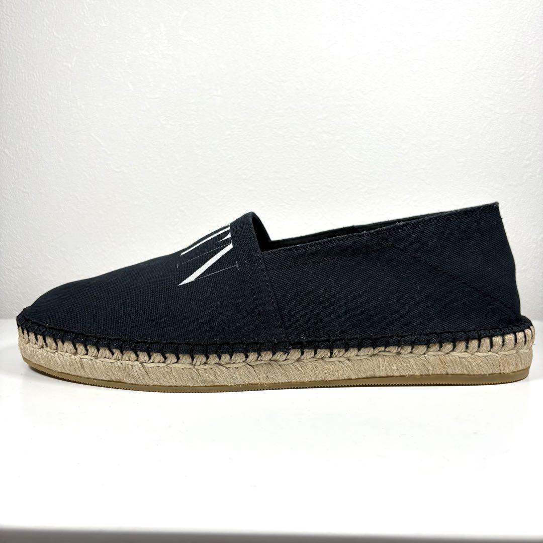 ☆新品☆VALENTINO VLTN ロゴエスパドリーユ BLK 42.5