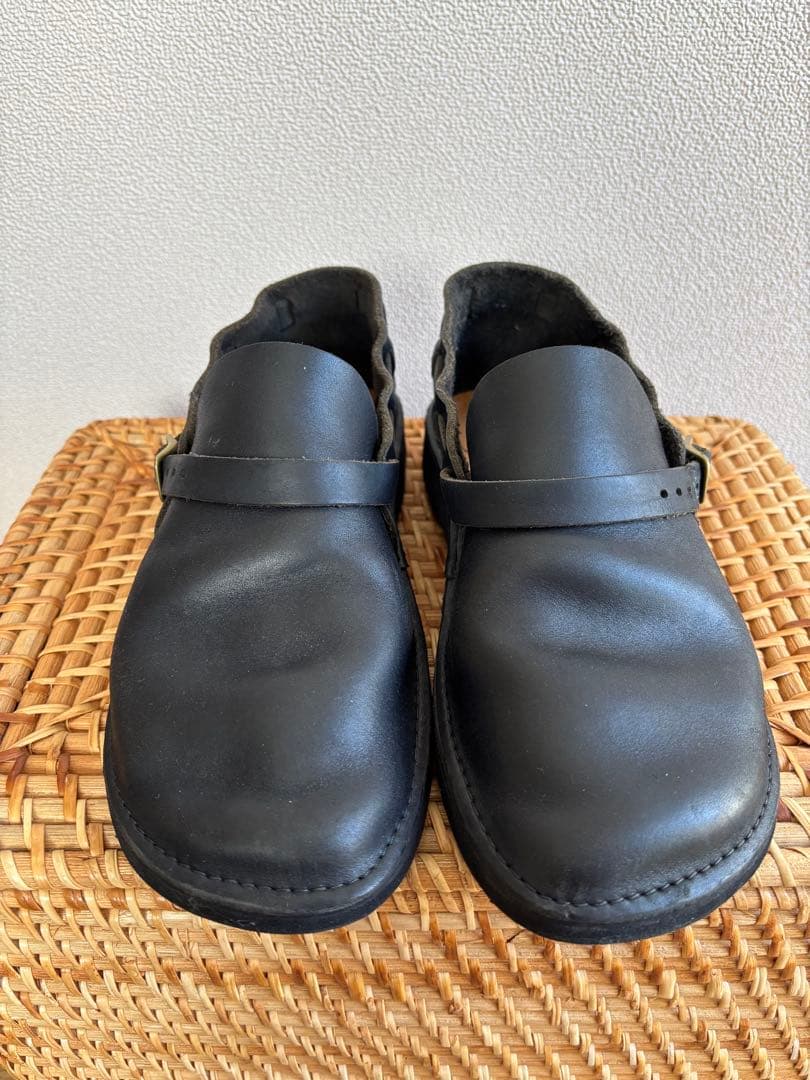 AURORA SHOE オーロラシューズ ミドルイングリッシュ 7D ブラック AURORA SHOE オーロラシューズ ミドルイングリッシュ 7D ブラック