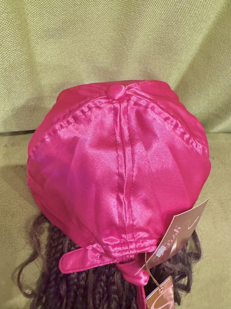 ★タグ付★【Fetish by Eve サテン地ストーン付 Cap Pink】 ☆タグ付☆【Fetish by Eve サテン地ストーン付 Cap Pink】 帽子