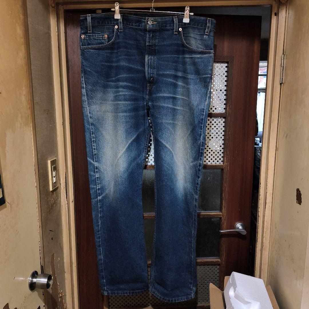 02s Levi's リーバイス505 W40 L32 濃紺 ジーパン