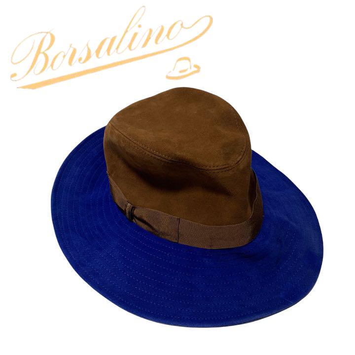 バーゲンで Borsalino イタリア製 未使用 ボルサリーノ フェドーラ 東京メトロ 美品 イタリア製 ボルサリーノハット BORSALINO ハット