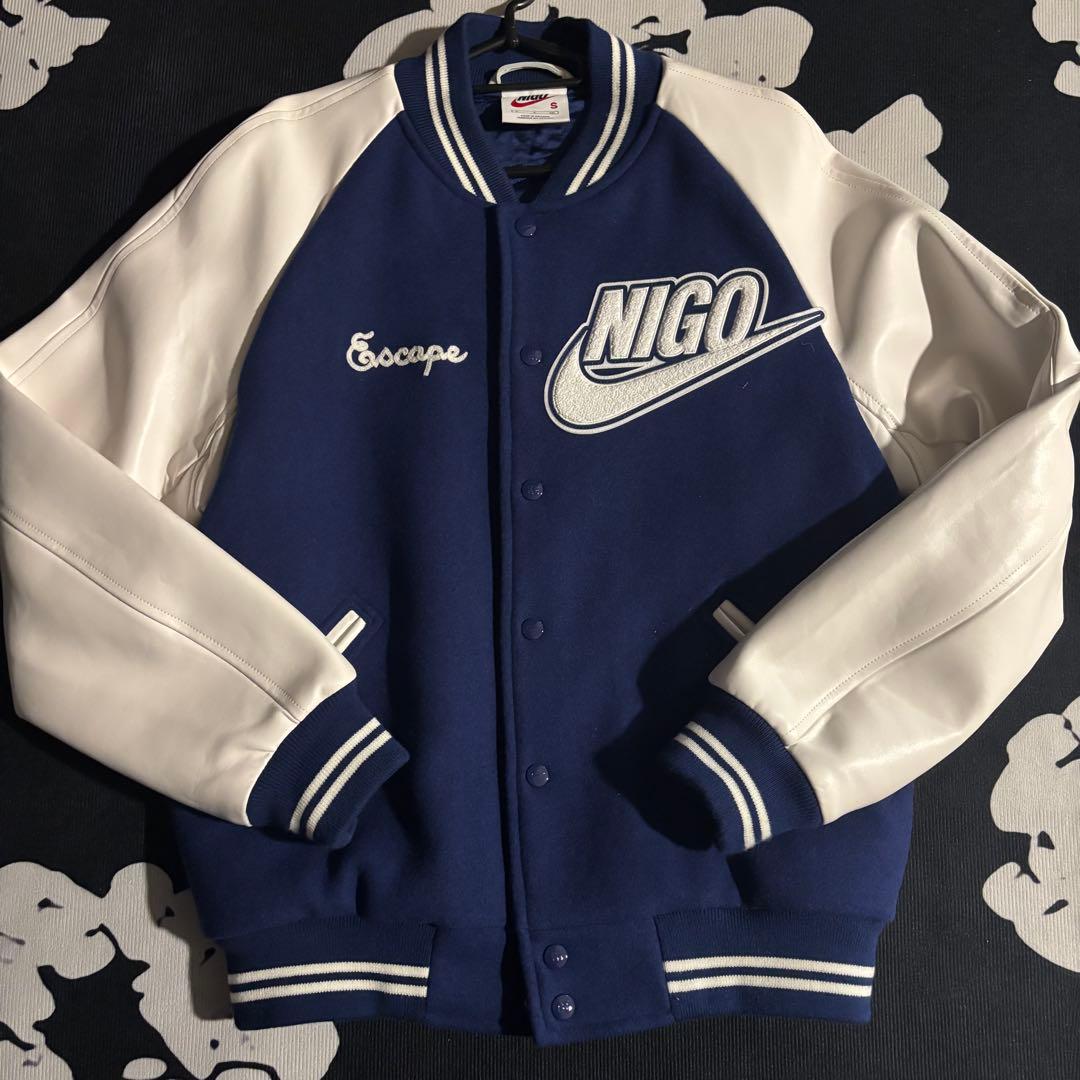 NIKE NIGO varsity jaket ナイキ ニゴーS・NIKE