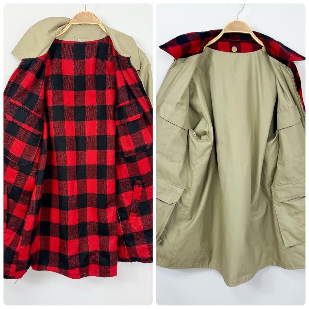OUTBACK 4WAY リバーシブル ライナー付き チェックジャケット S8