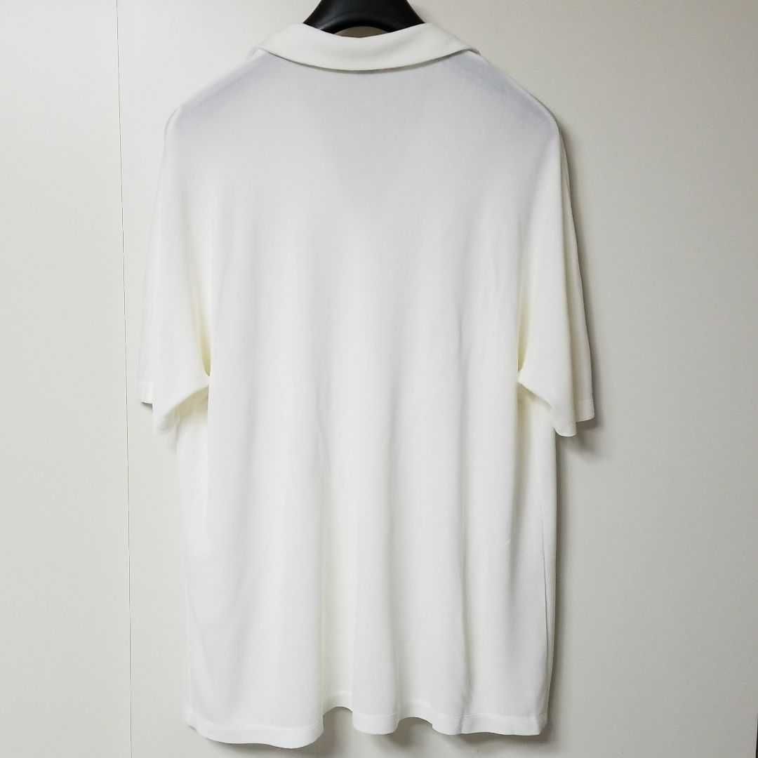 マリナリナルディ　大きいサイズ　半袖シャツブラウス　白　サイズ15～19号相当