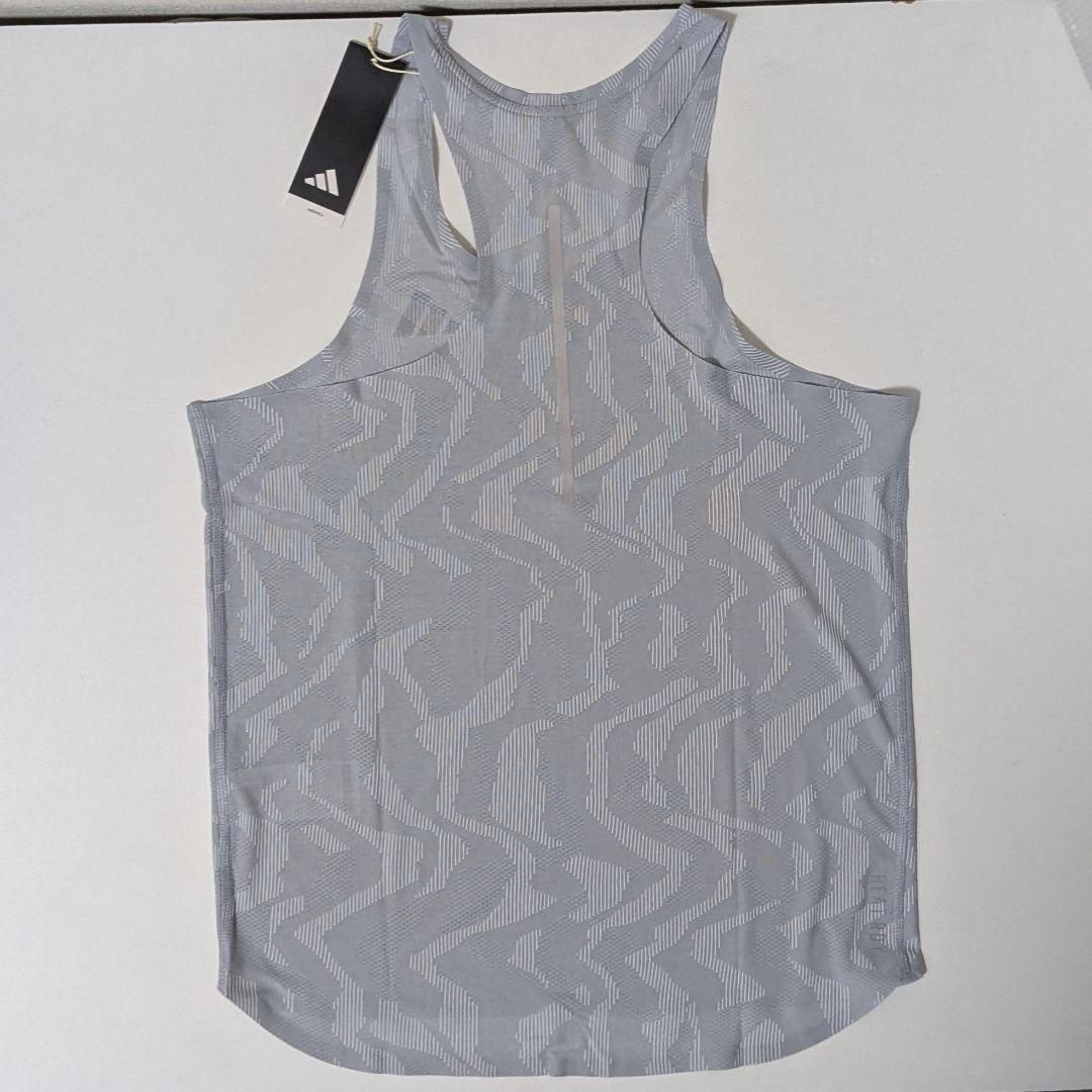 新品 L アディダス アディゼロ シングレット IY0723 JNM83