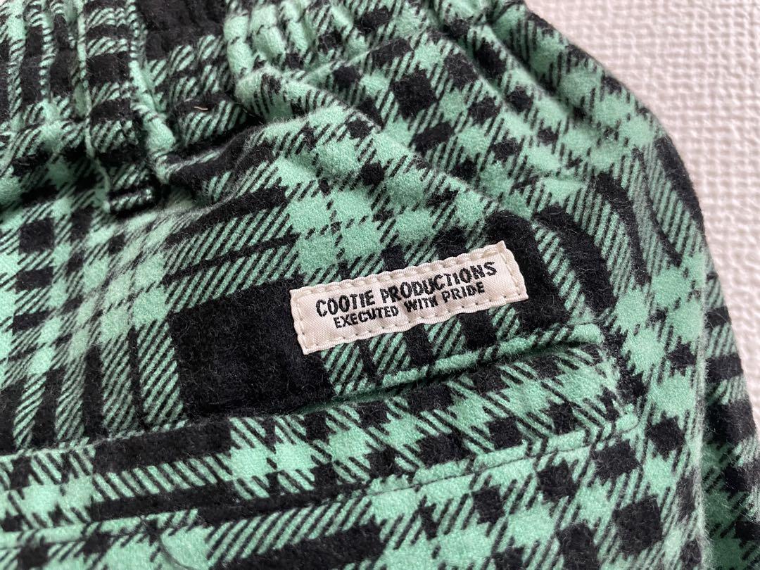 Cootie Print Nel Check Easy Pantsクーティ