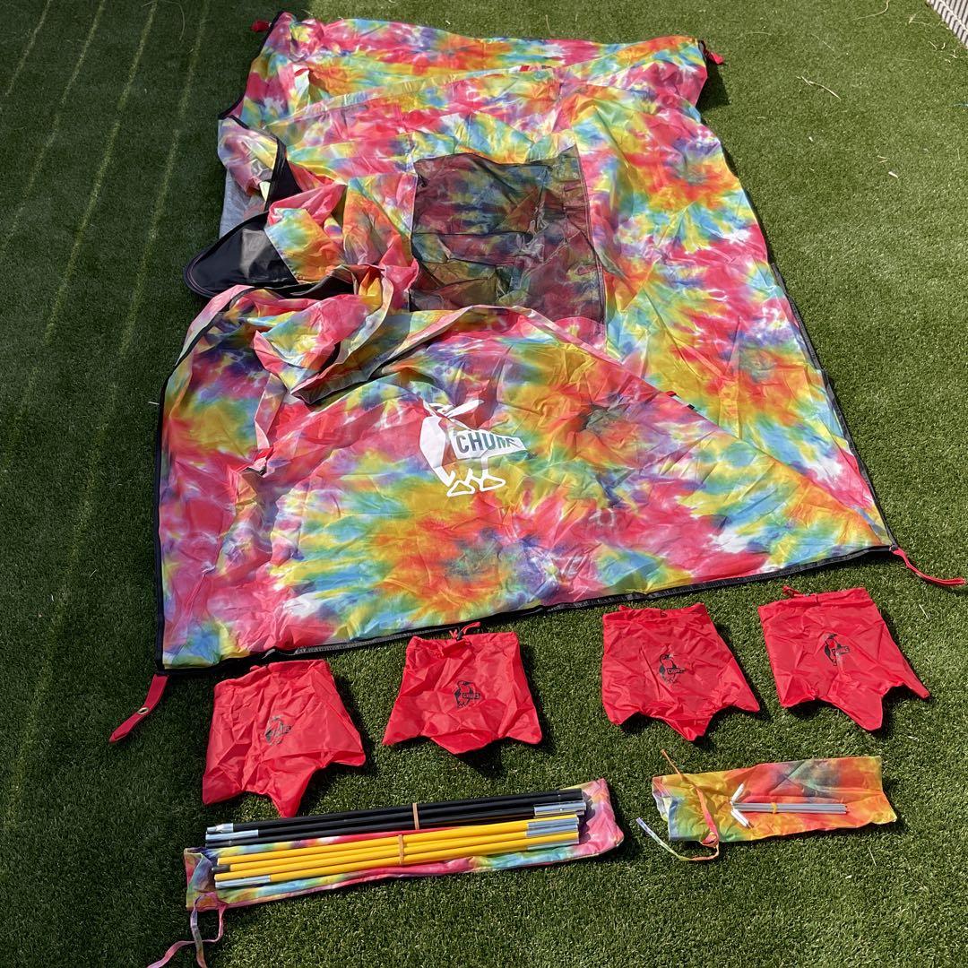 テント・タープ CHUMS Booby Face Sunshade TIE DYE