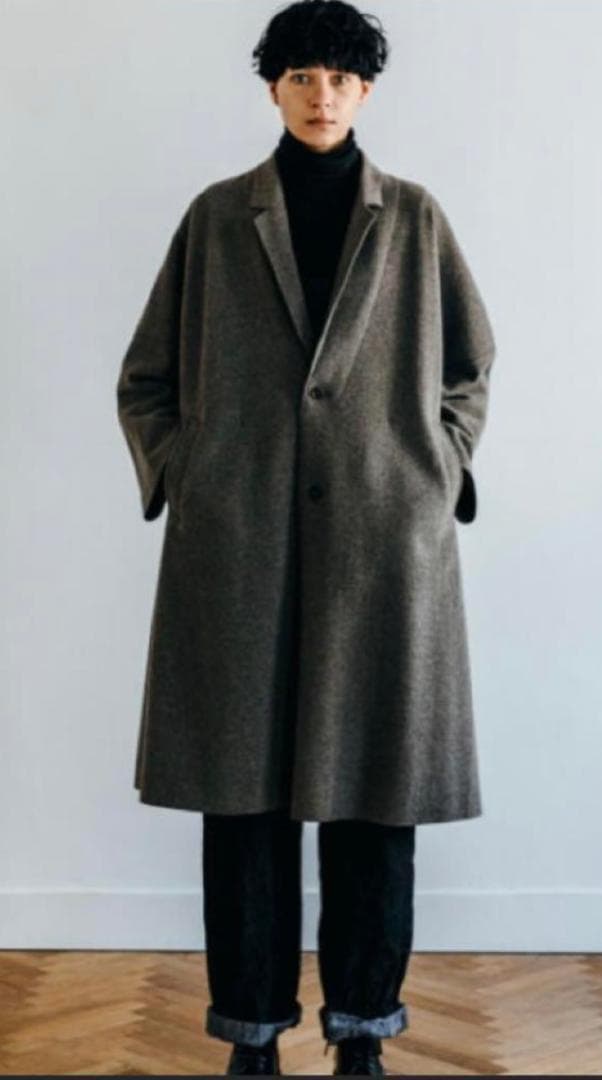 nestRobe ウールカシミヤ フリースライトコート